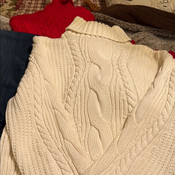 Lands End Cowl & Turtleneck Sweater - Picture 7 of 9